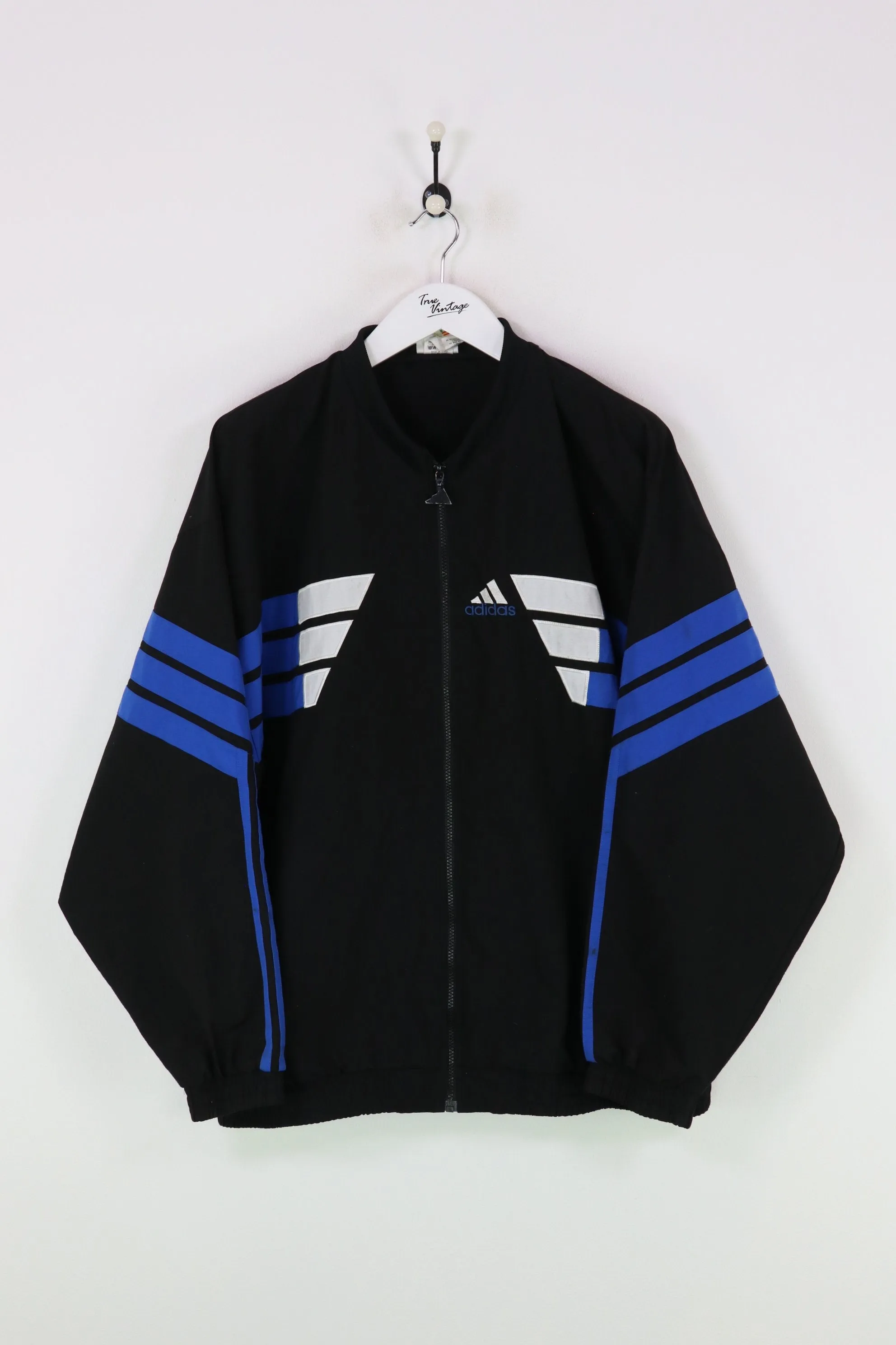 Adidas Shell Suit Jacket Black/Blue XXL