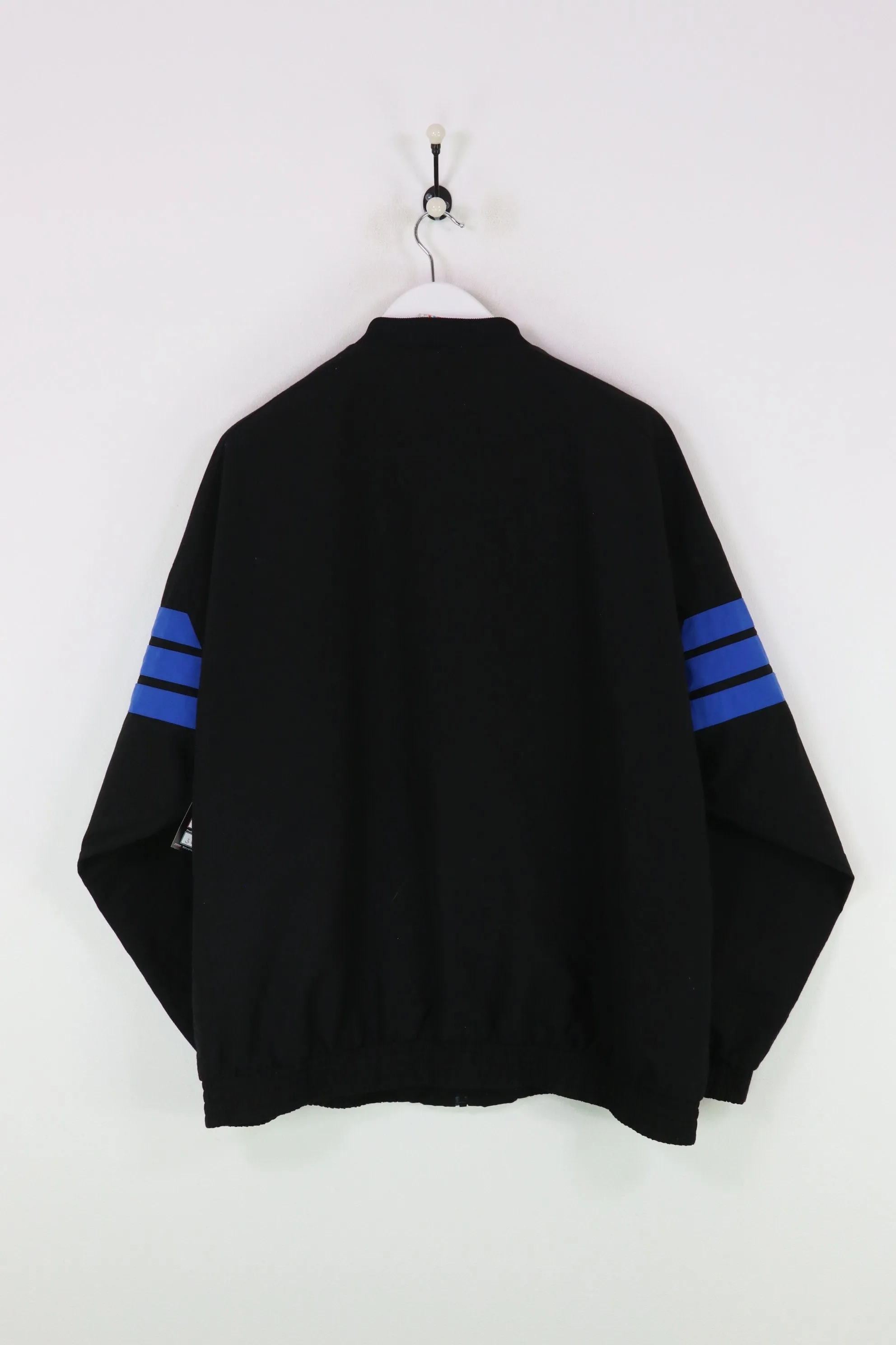 Adidas Shell Suit Jacket Black/Blue XXL