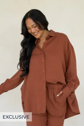 Amore Shirt in Espresso