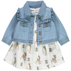 BAMBI Dress & Denim Jacket Set