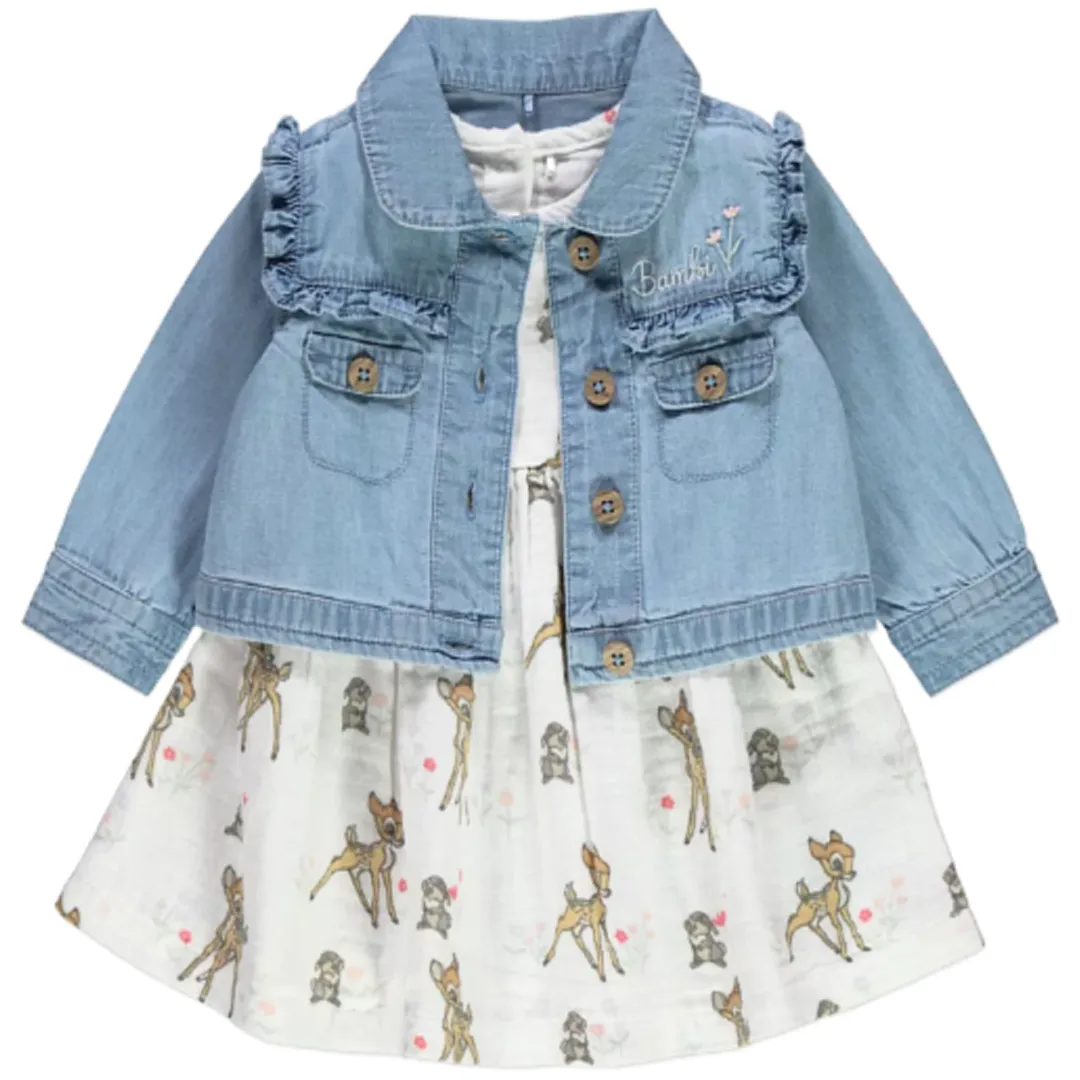 BAMBI Dress & Denim Jacket Set
