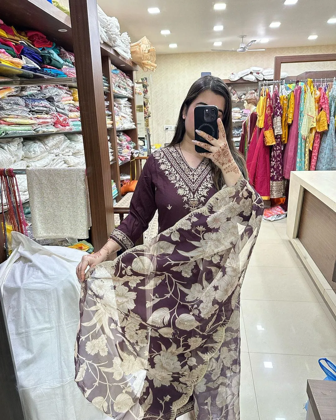 Beautiful Designer Afghani Soft Organza Salwar Suit
