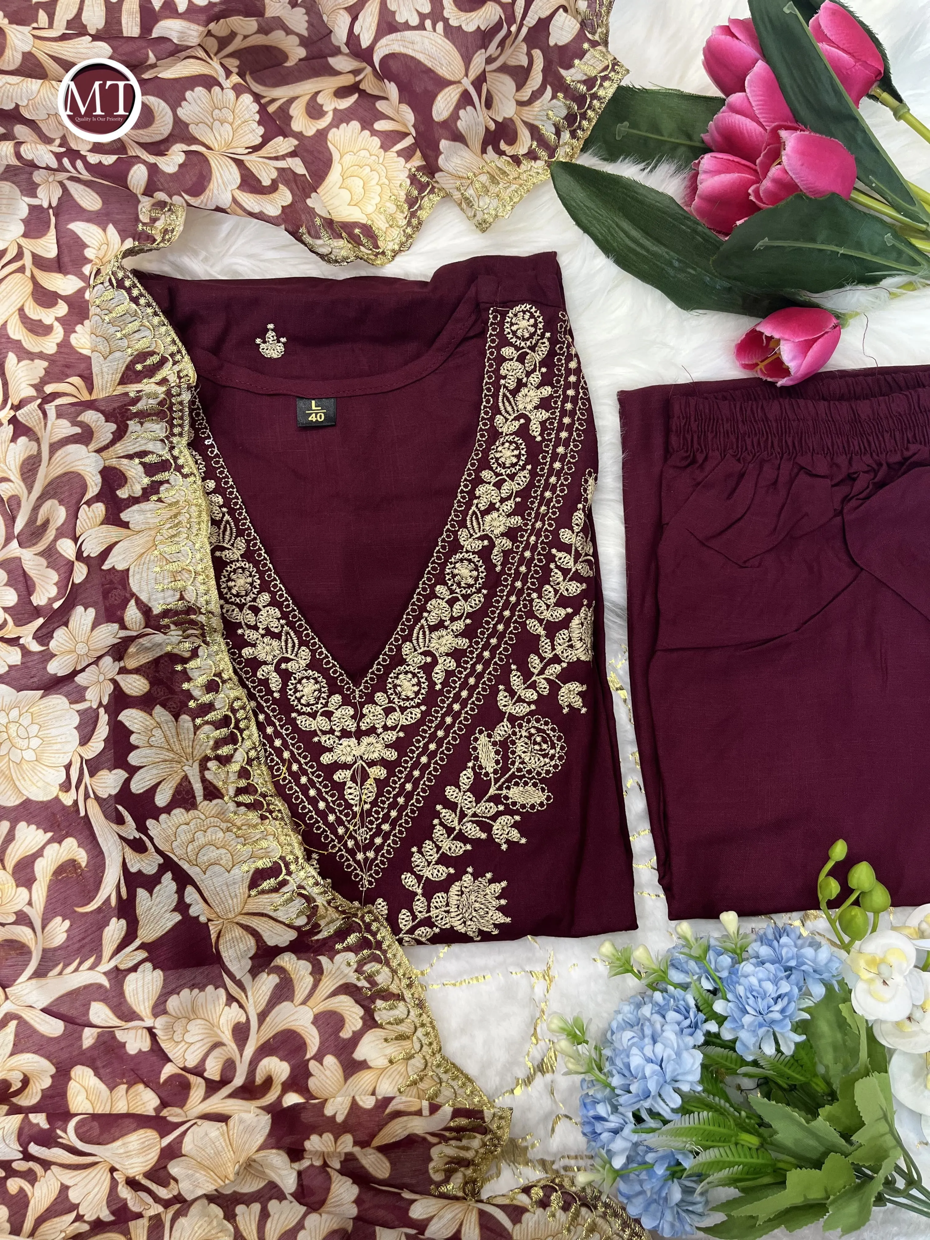 Beautiful Designer Afghani Soft Organza Salwar Suit