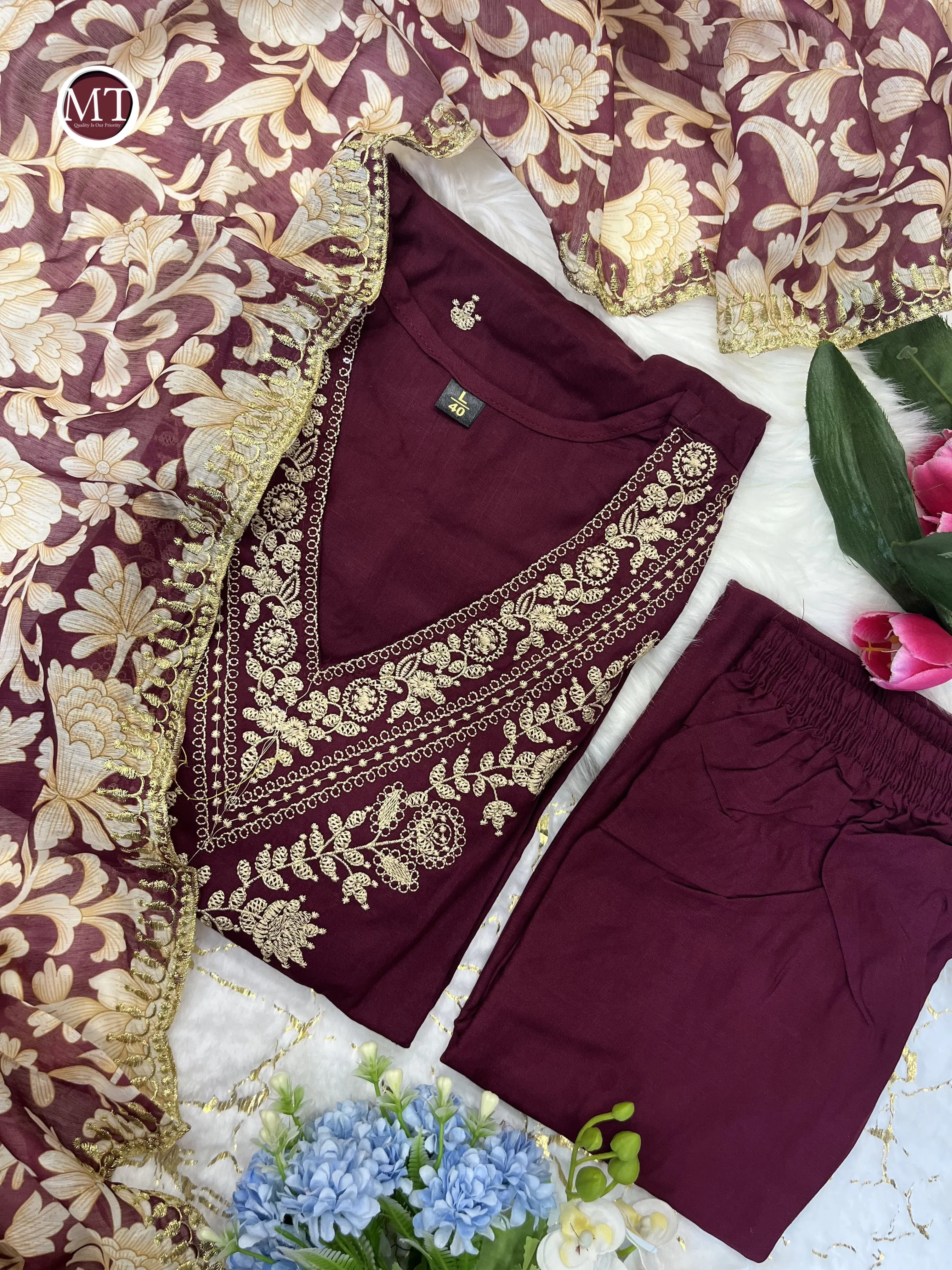 Beautiful Designer Afghani Soft Organza Salwar Suit