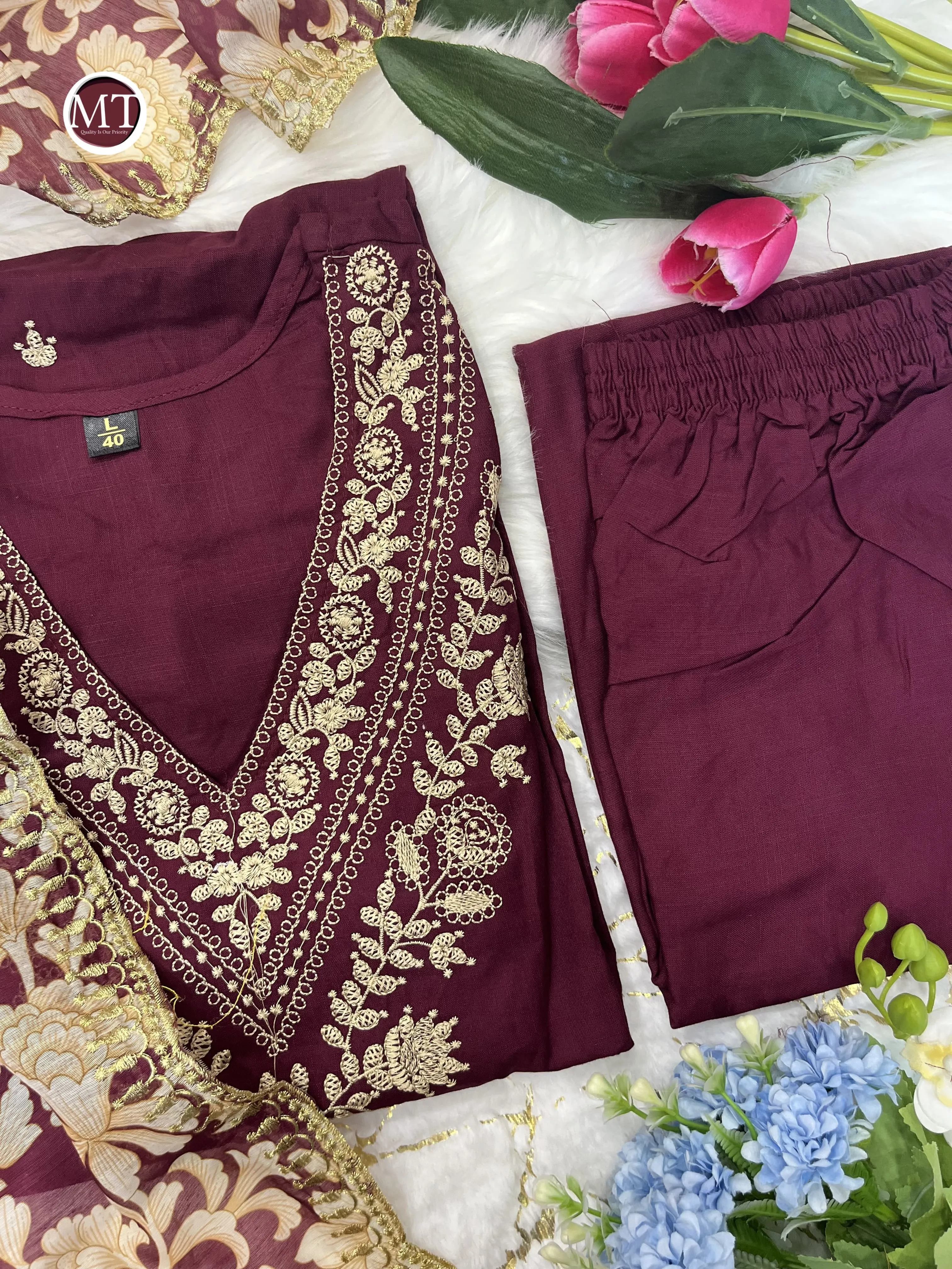 Beautiful Designer Afghani Soft Organza Salwar Suit
