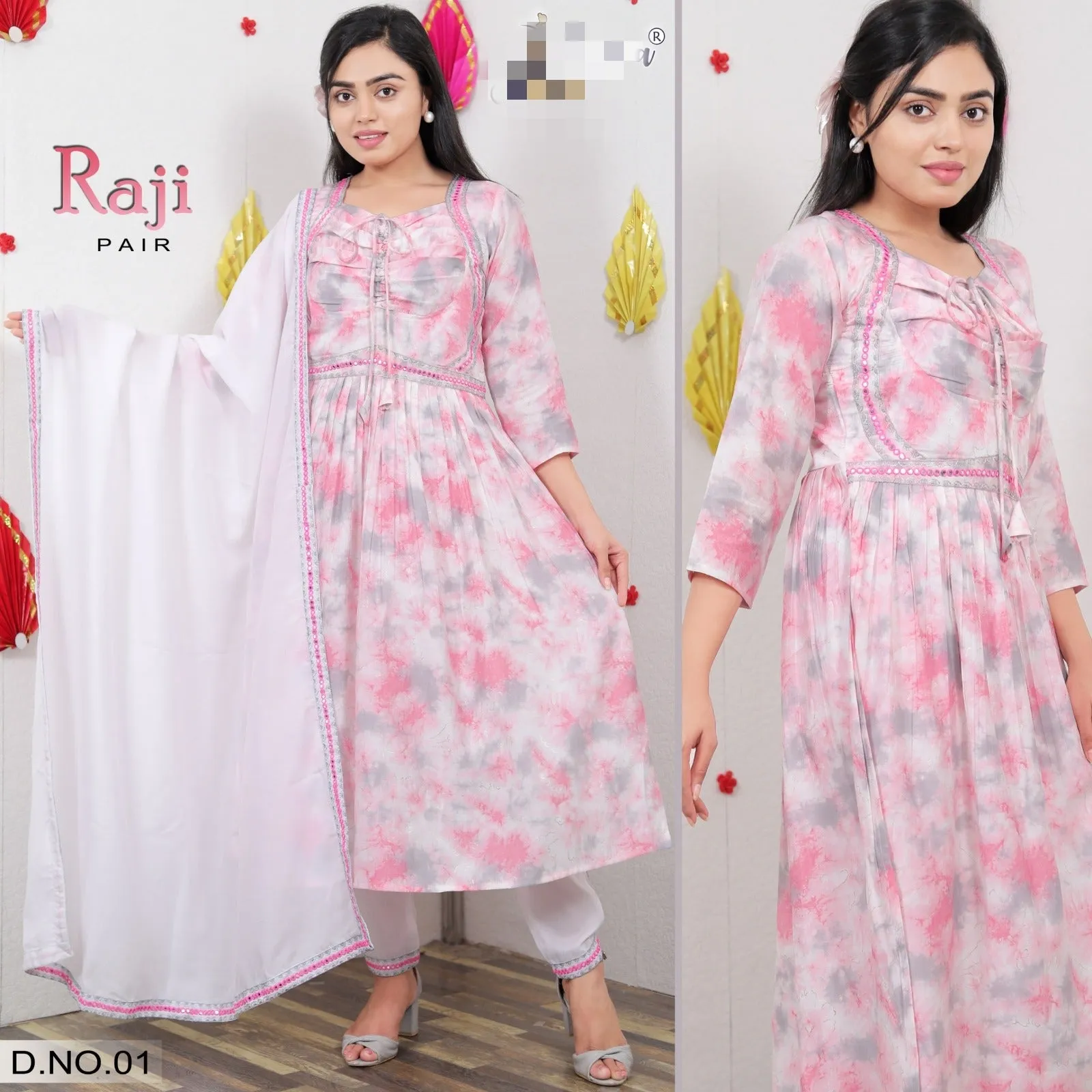 Beautiful Designer Raji Fency Pair With Duppatta