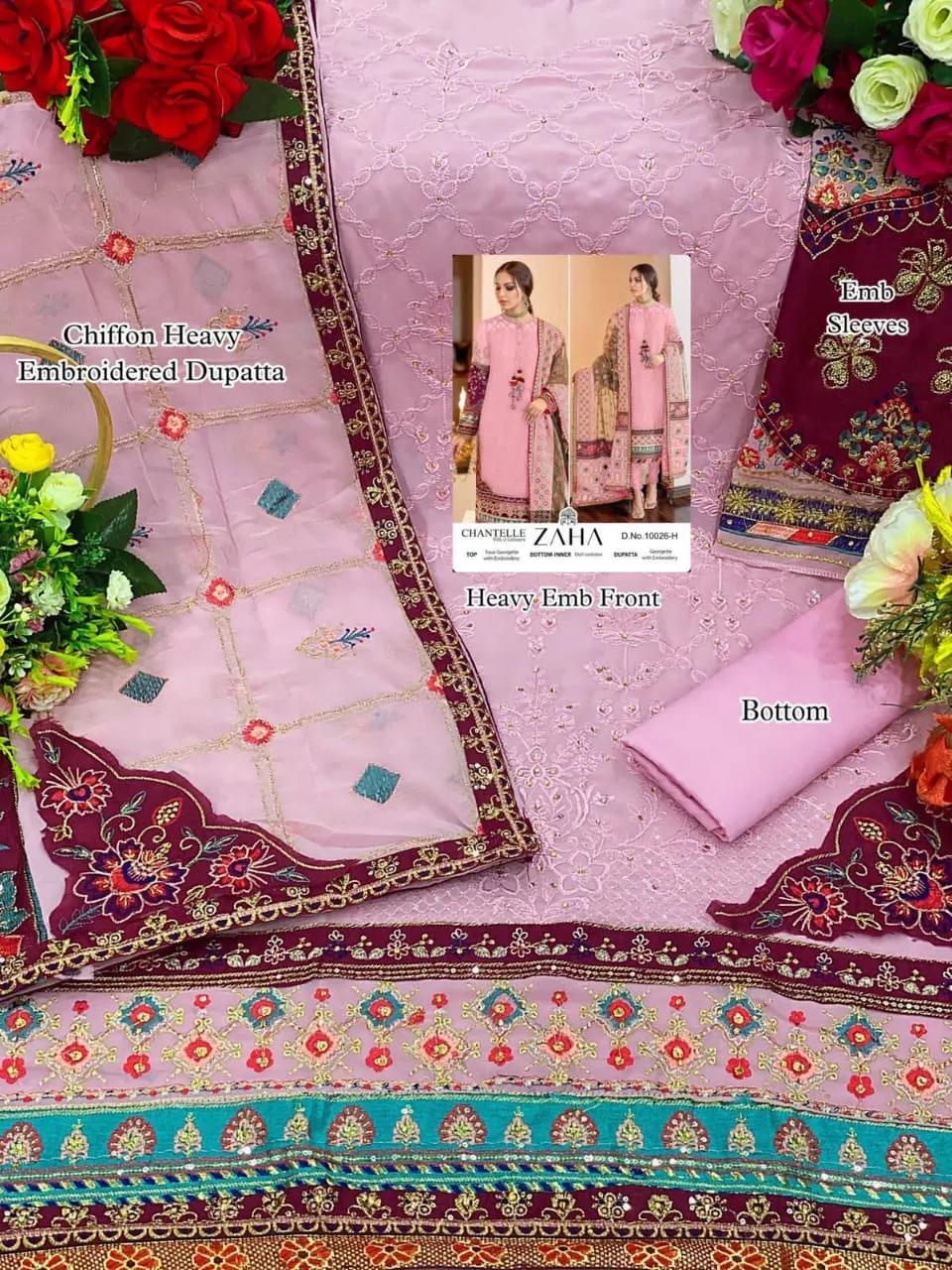 Beautiful Designer Zaha Chanterelle-vol-2 Pakisthani Suite