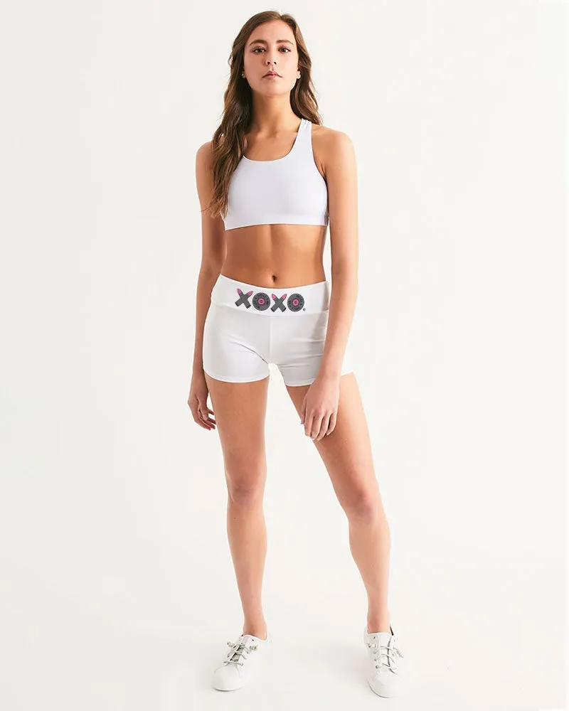 Belles & Shells Mid-Rise Yoga Shorts
