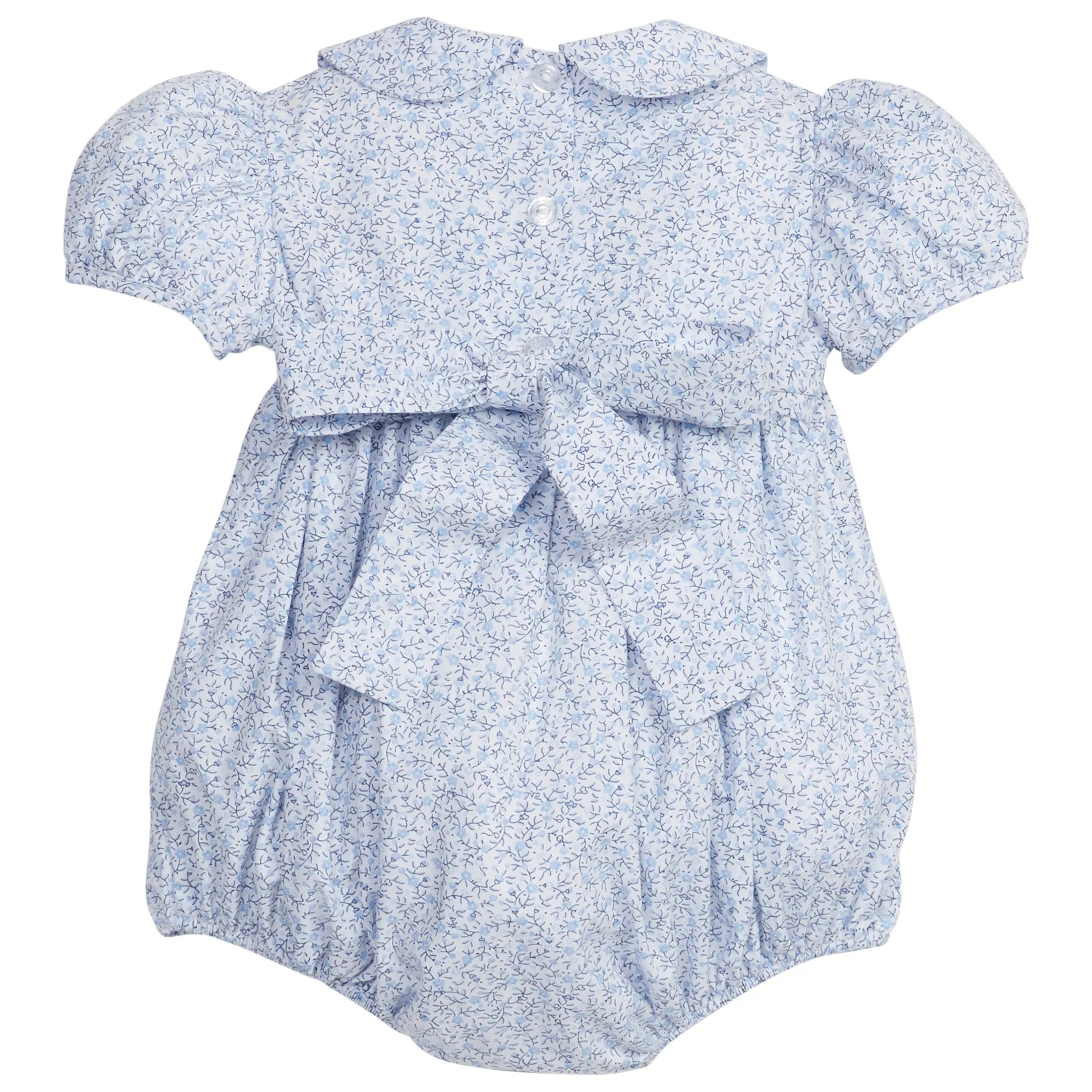 Blue Vinings Smocked Peter Pan Bubble