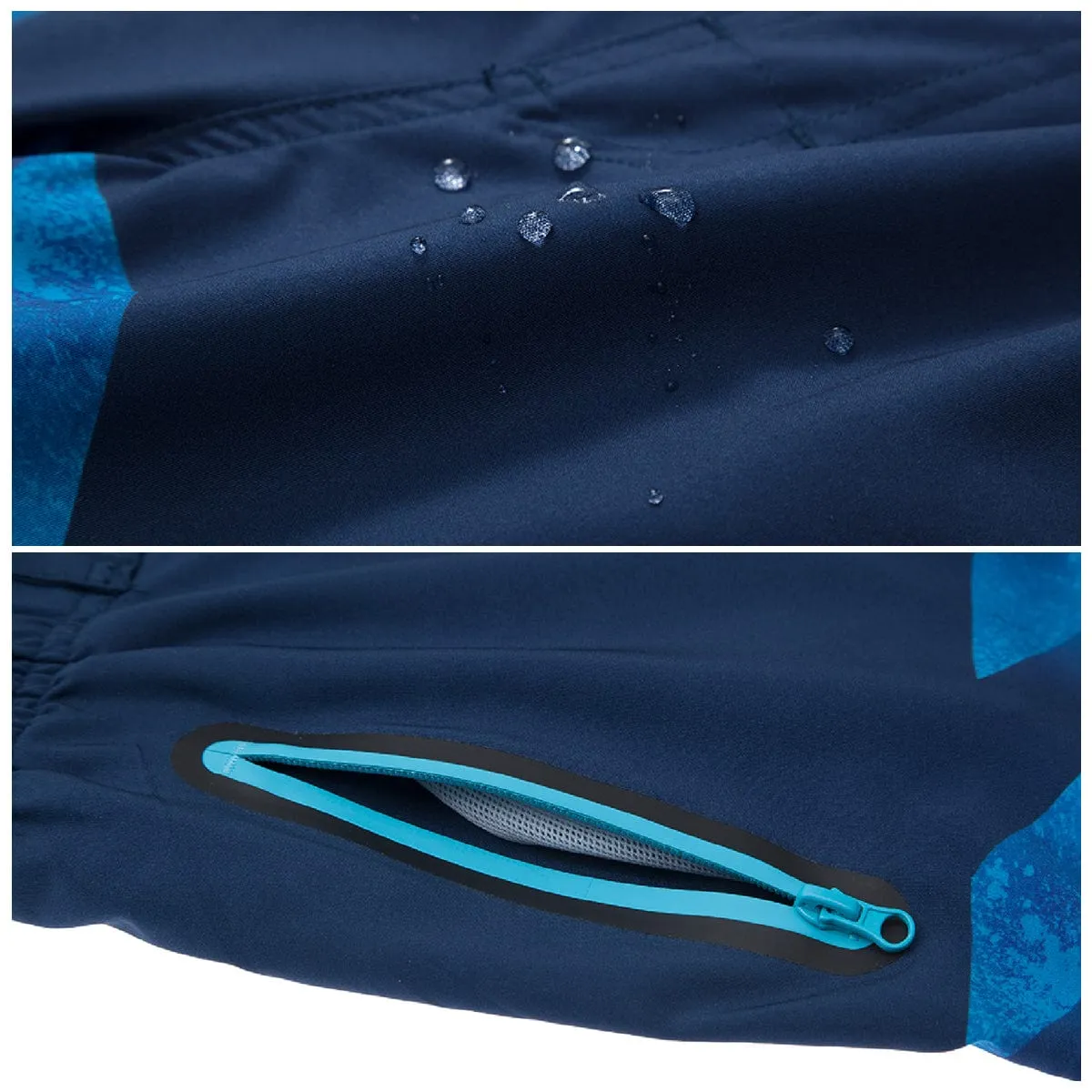 Boys' 4-Way Stretch Mesh Lined Swim Trunks