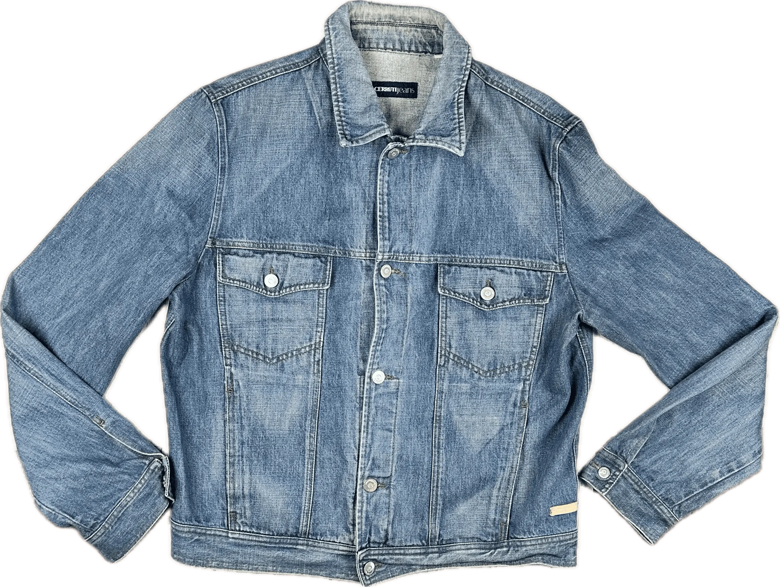 Cerruti Jeans Mens Classic Denim Jacket - Suit Size L