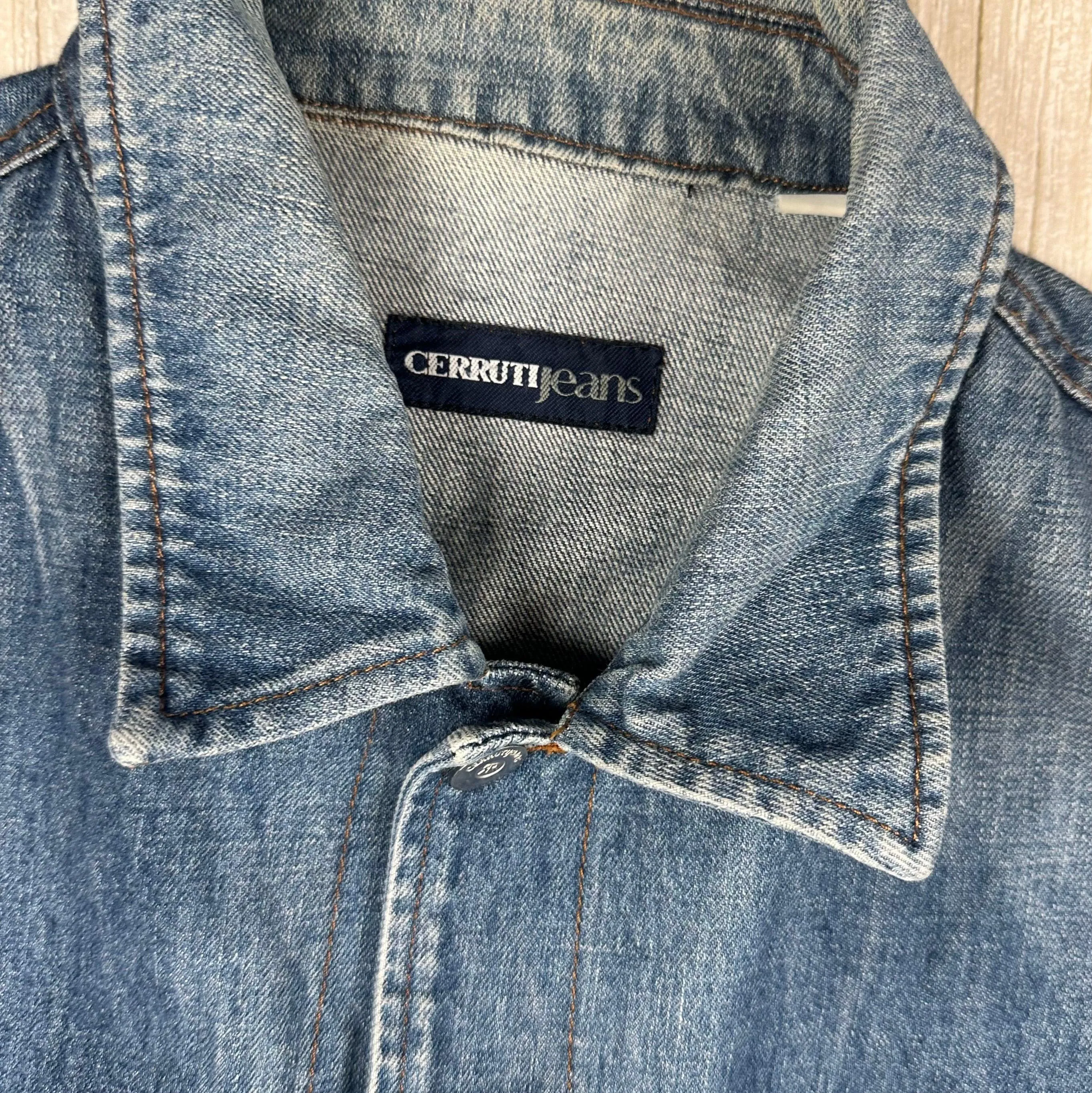 Cerruti Jeans Mens Classic Denim Jacket - Suit Size L