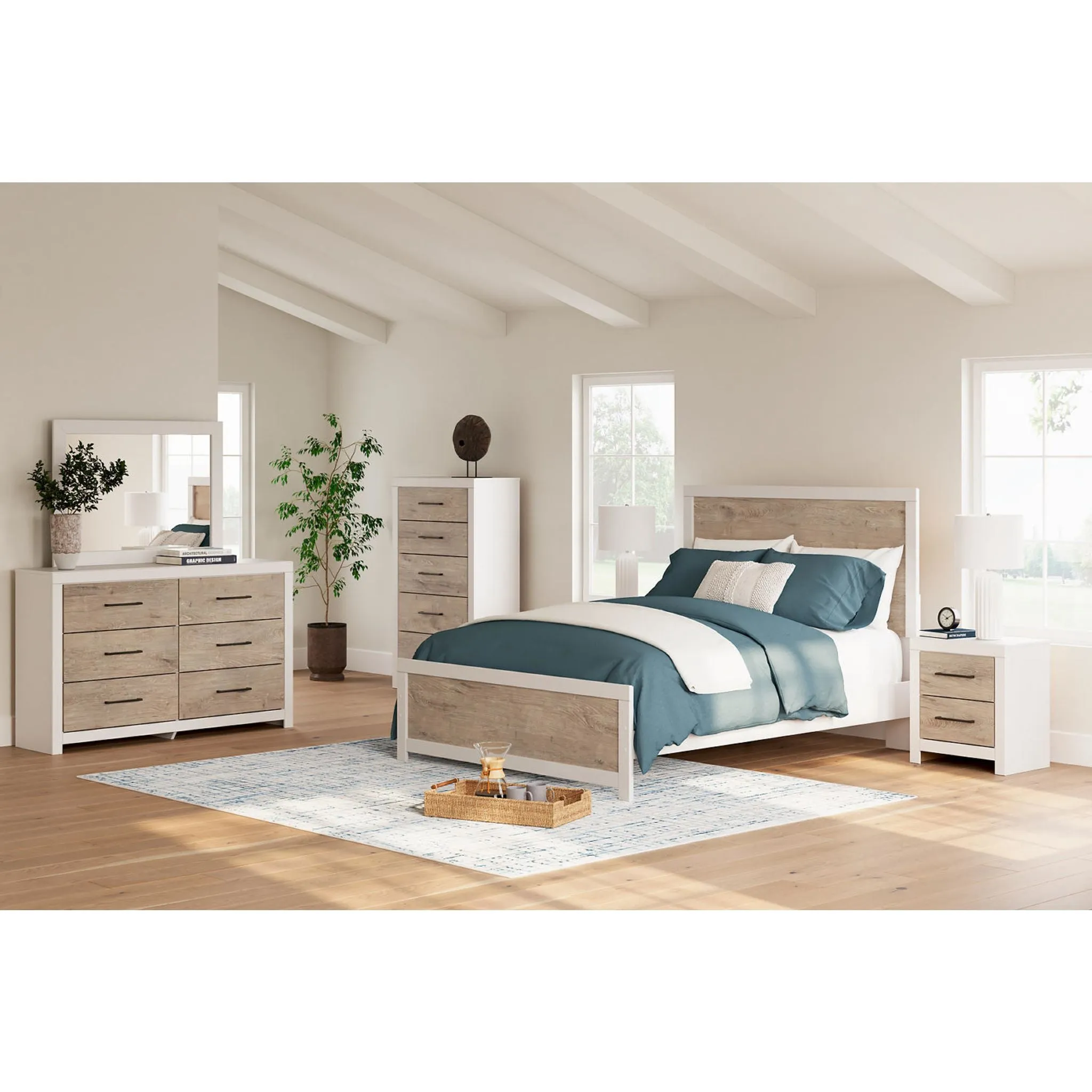 Charbitt Queen Panel Bed