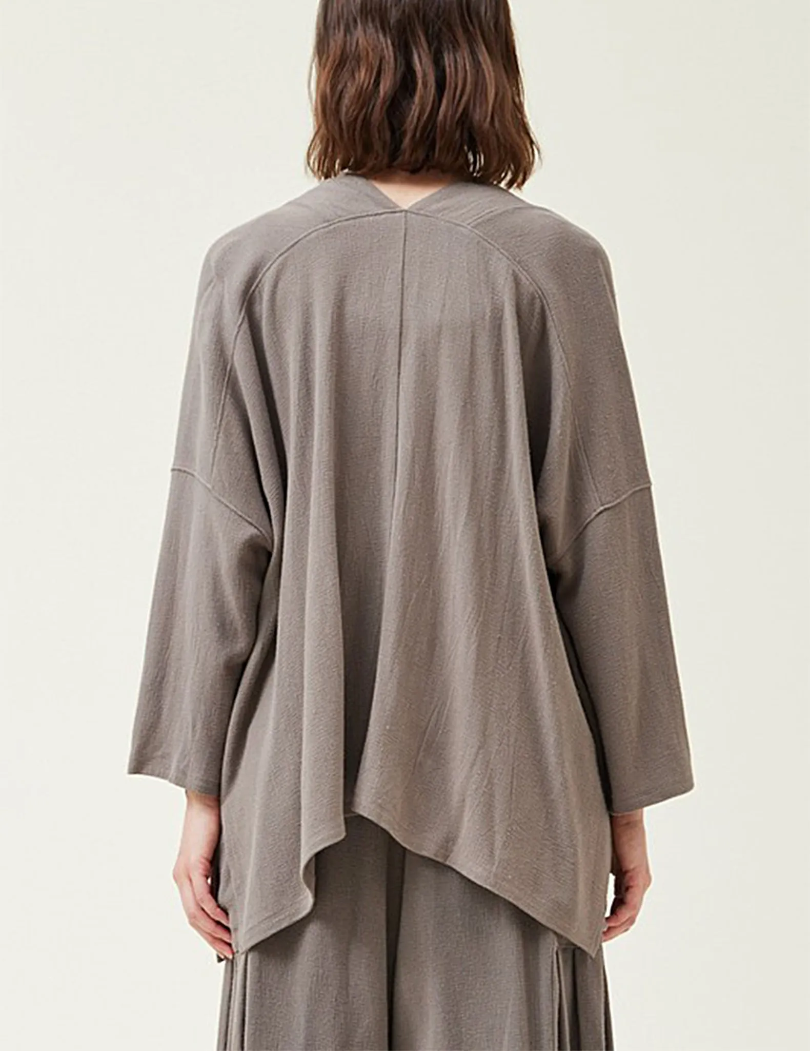 Claudia Deep Pocket Linen Kimono Jacket