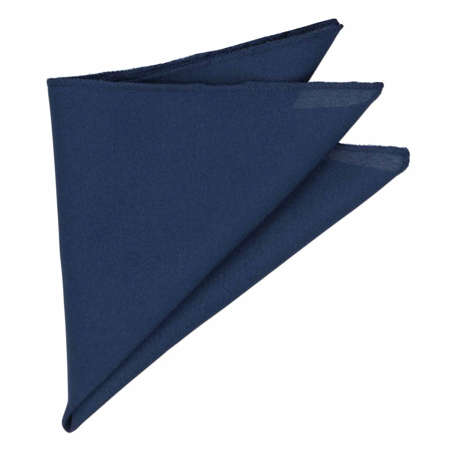 Dark Blue Matte Finish Pocket Square