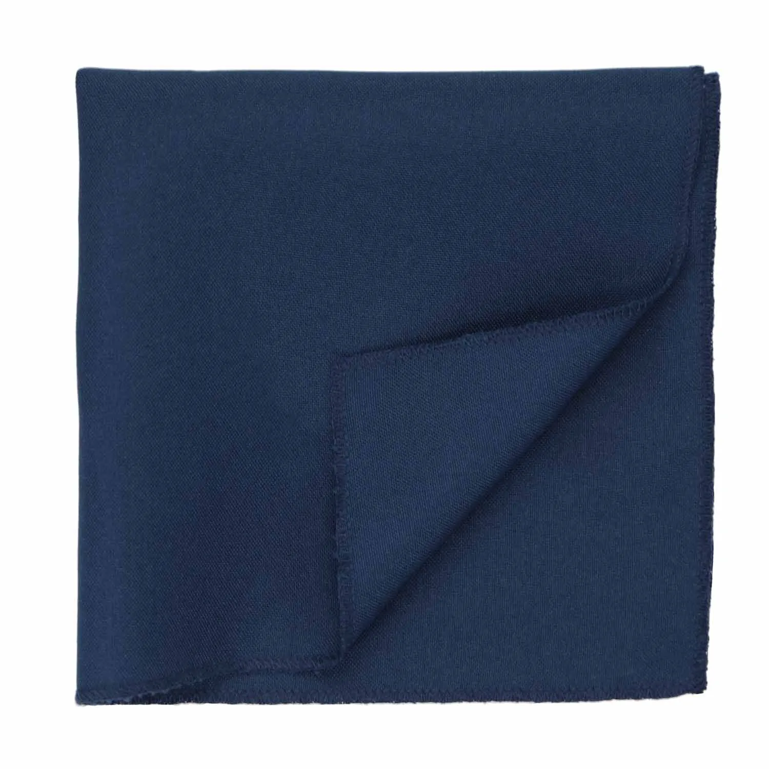 Dark Blue Matte Finish Pocket Square