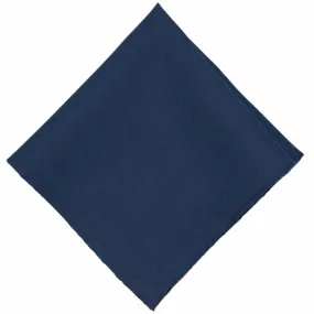 Dark Blue Matte Finish Pocket Square
