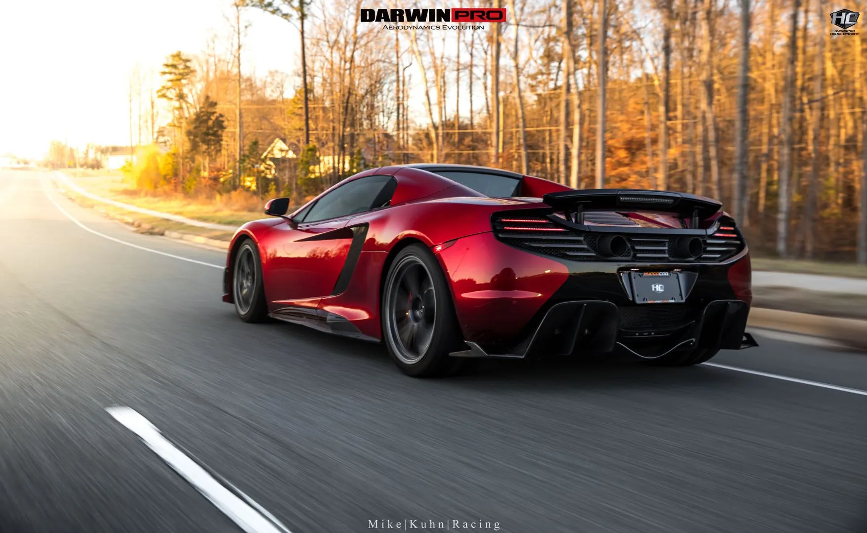 DarwinPRO 2011-2017 McLaren 650S & 12C BKSS Style Side Skirts