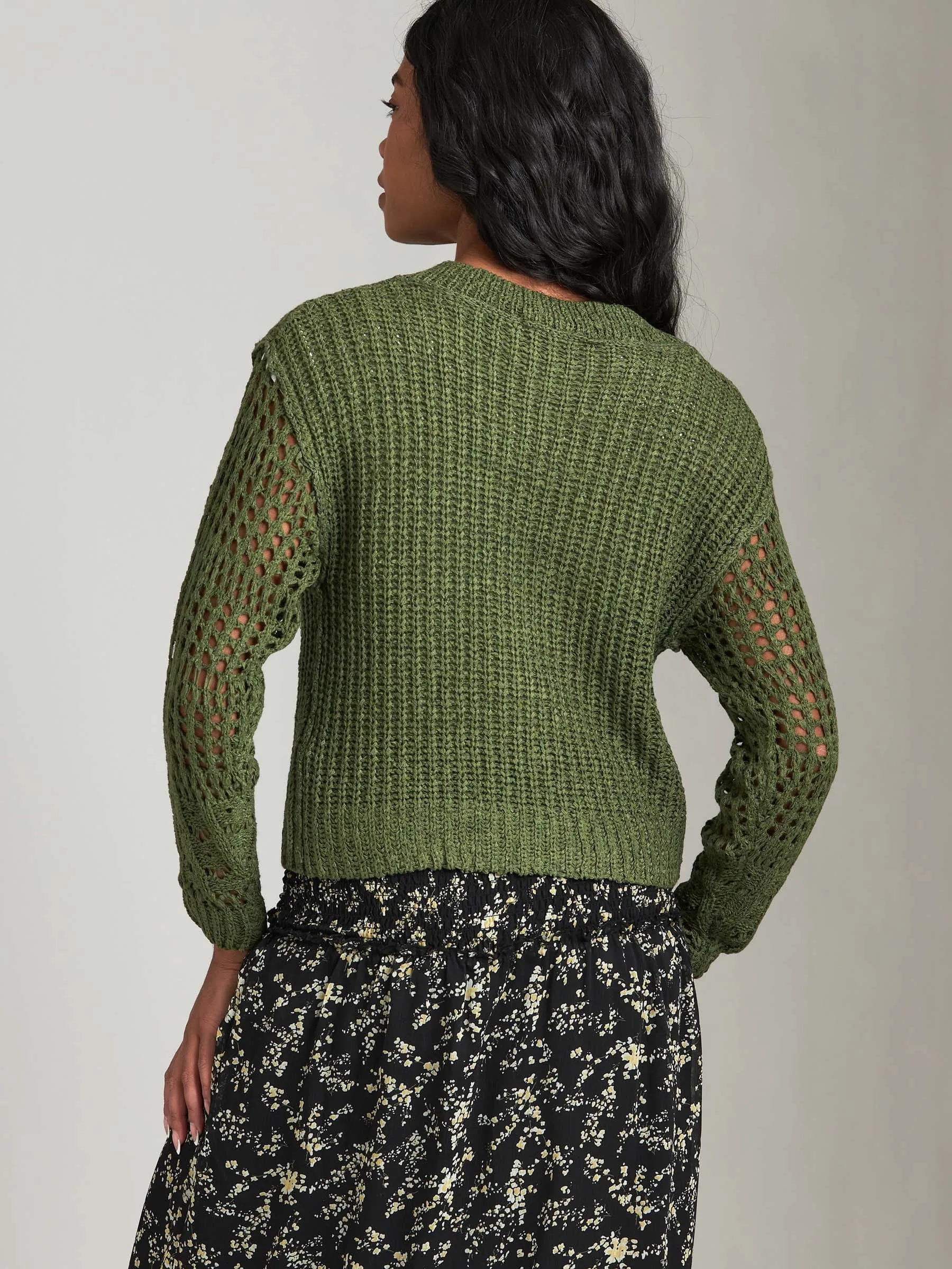 Devin Open Knit Cardigan