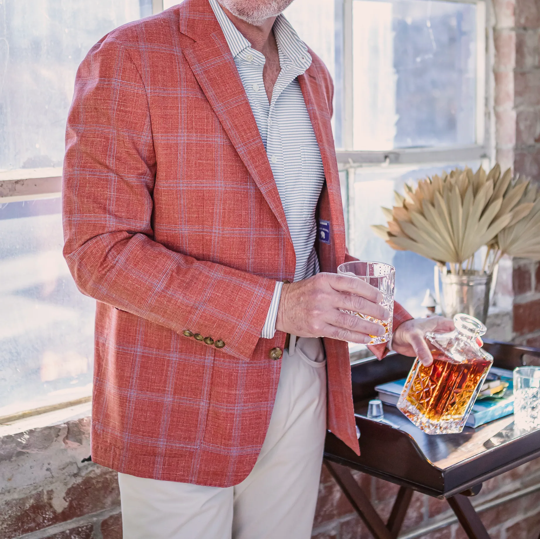 Drago Checkered Lollipop Sports Coat for Men