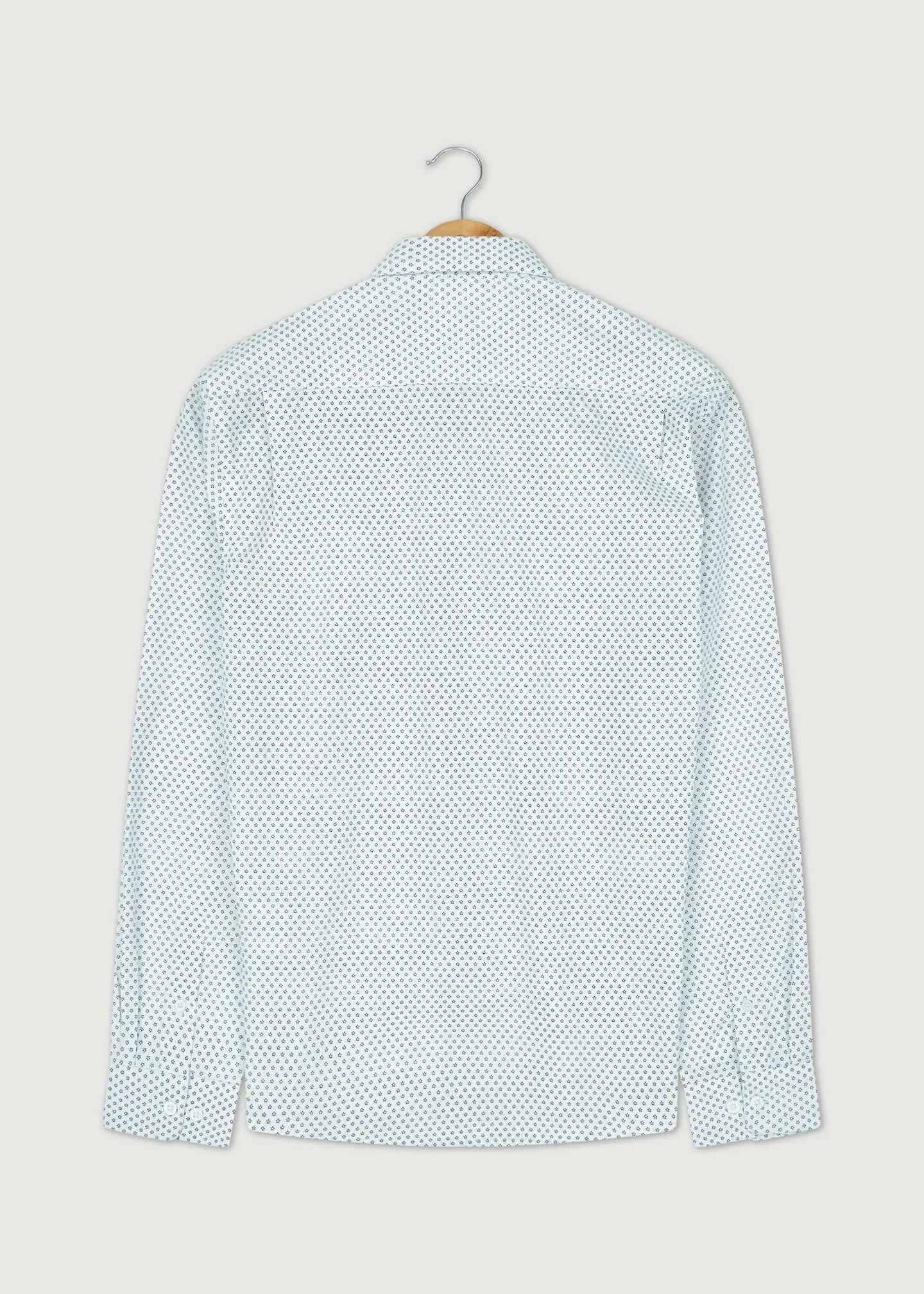 Hanley Long Sleeve Shirt - White/Navy