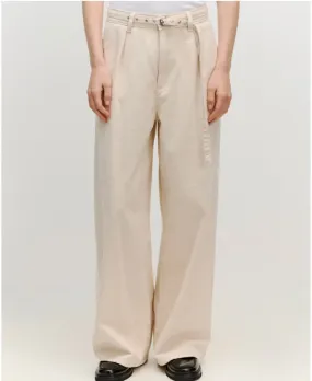 JUNO DENIM ECRU TROUSERS