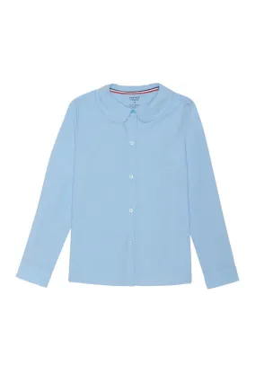 Maryvale - Long Sleeve Peter Pan Blouse #FT-SE9384-No logo
