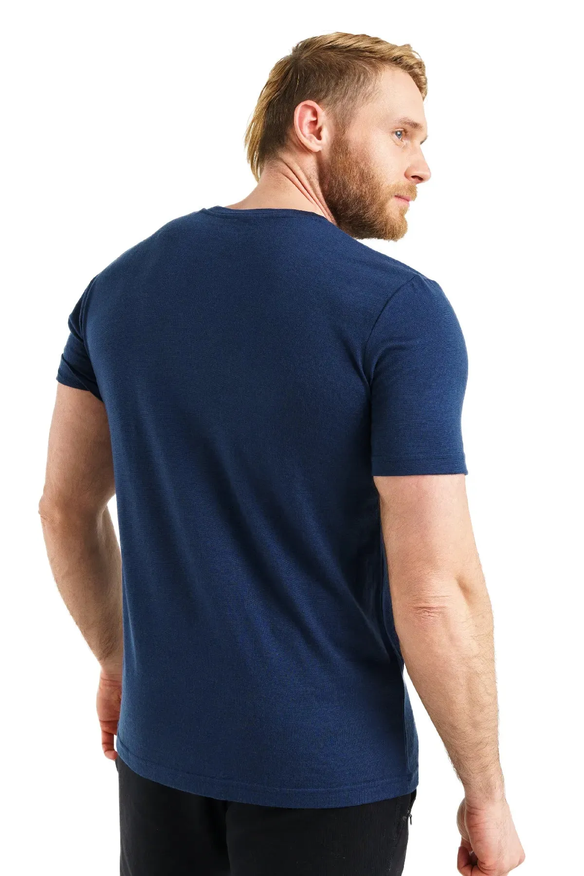 Men's Merino T-shirt 165 Navy ( socks)