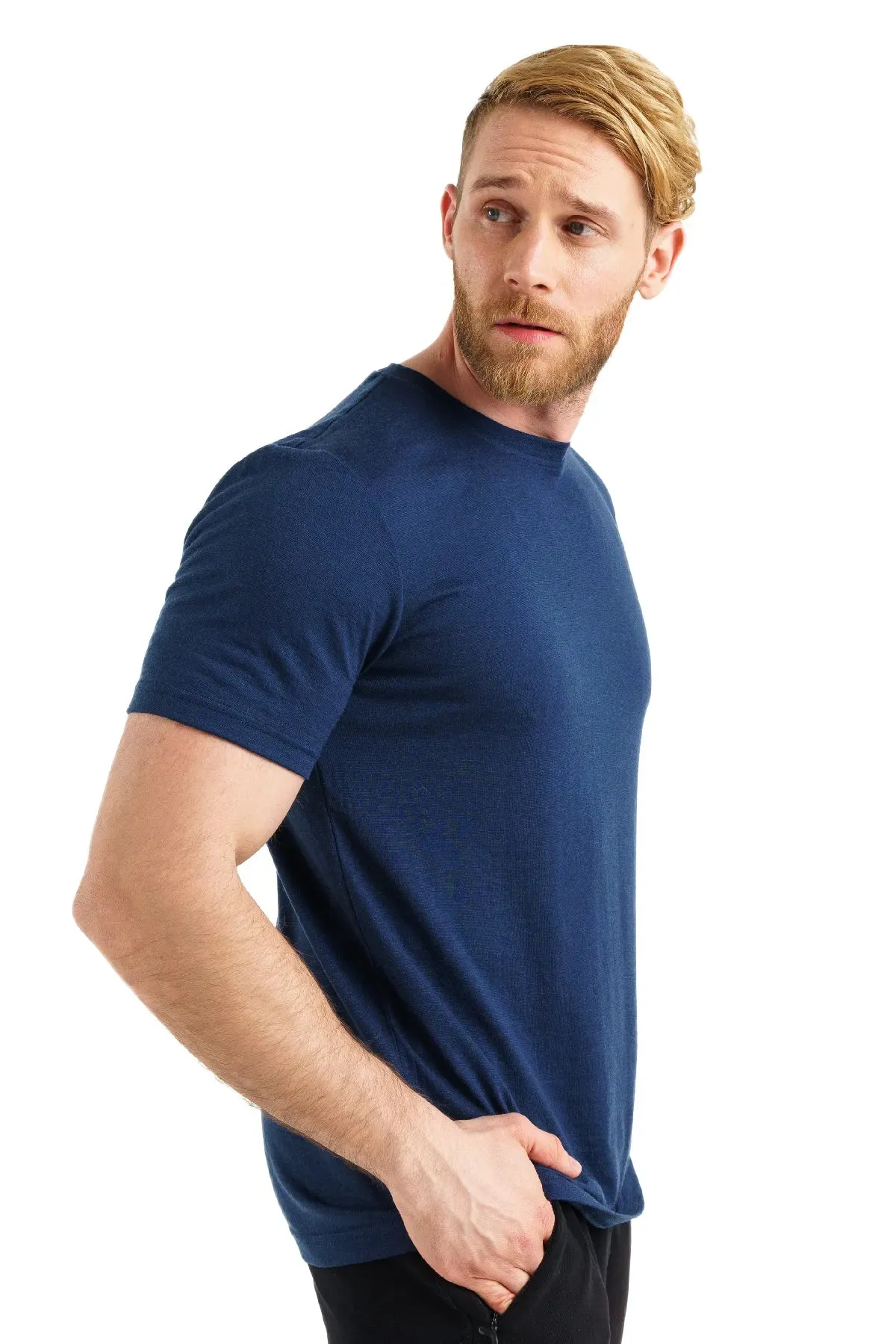 Men's Merino T-shirt 165 Navy ( socks)