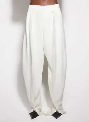 off-white pierced loose tailored trousers
