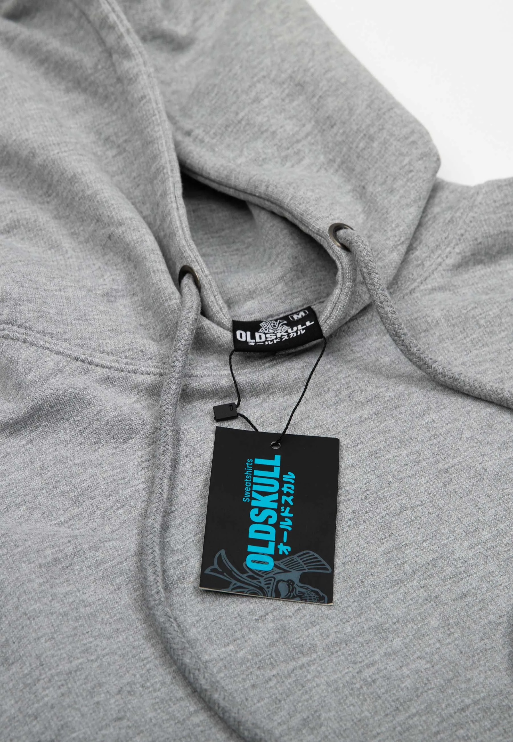One Dollar Smile Backprint Hoodie Heather Grey