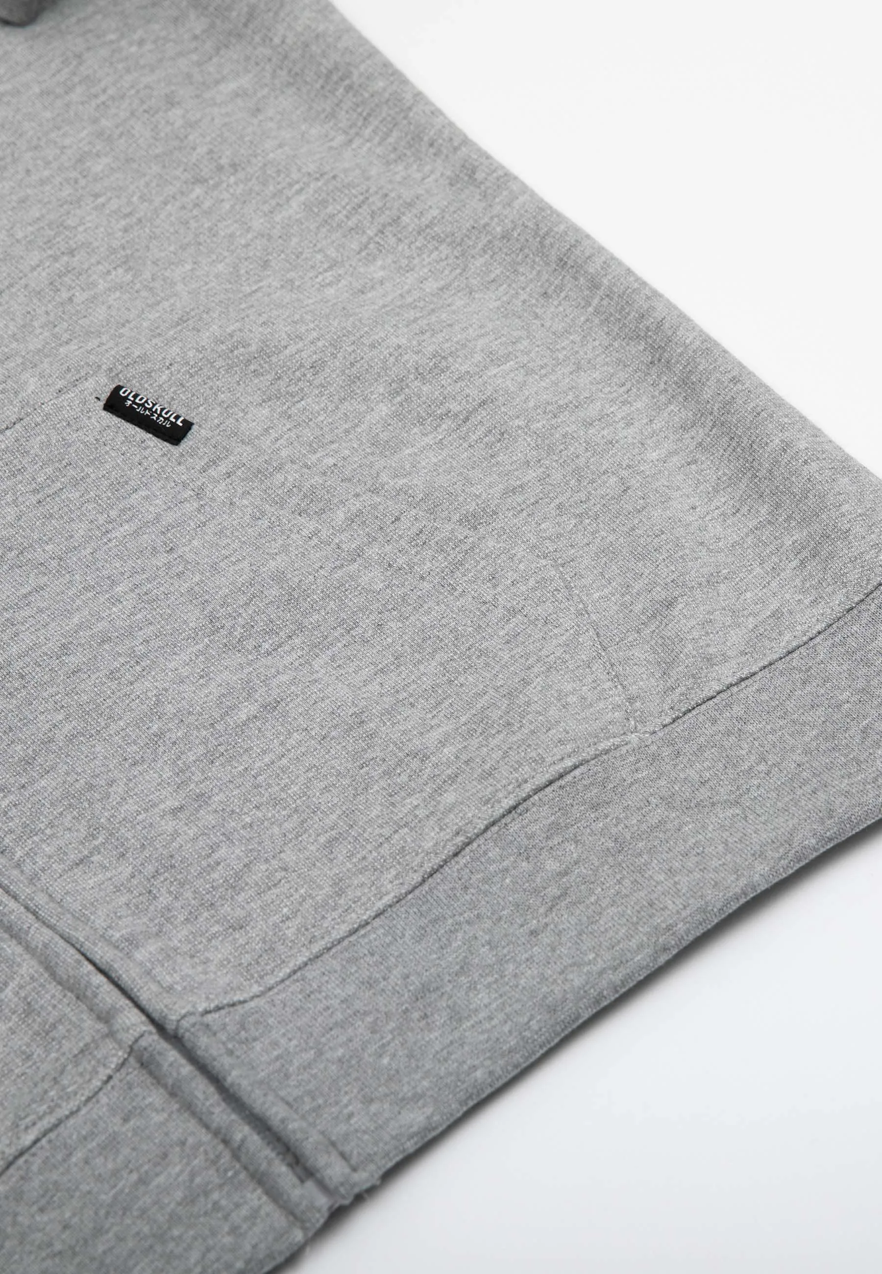 One Dollar Smile Backprint Hoodie Heather Grey