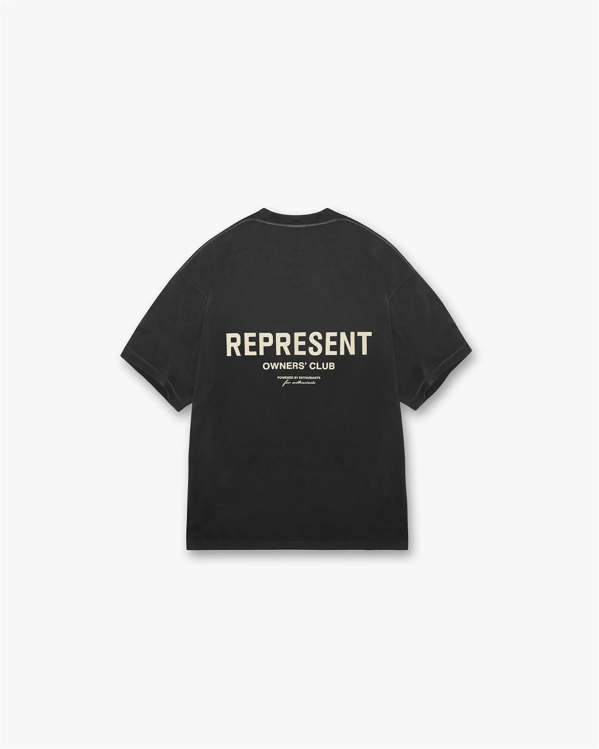 Premium Aged Black T-Shirt from Represent Owners Club