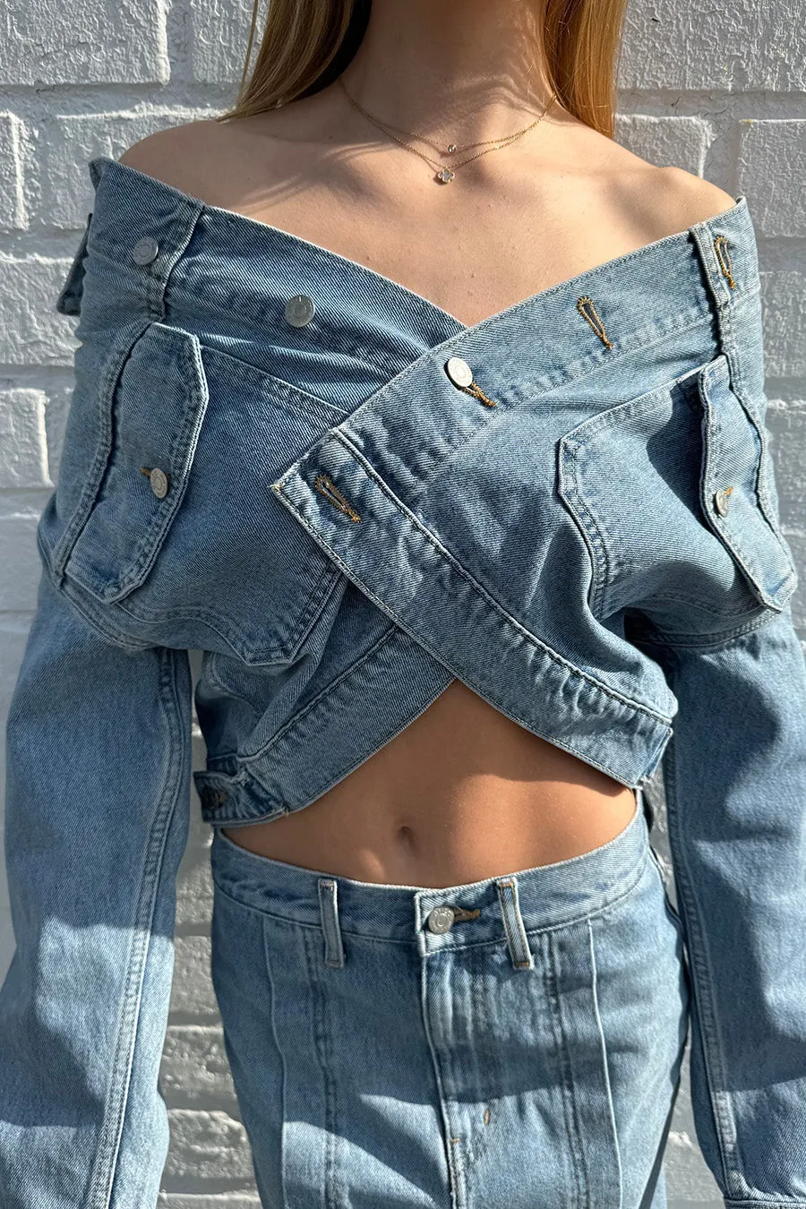 River Crop Jacket - Arcadia