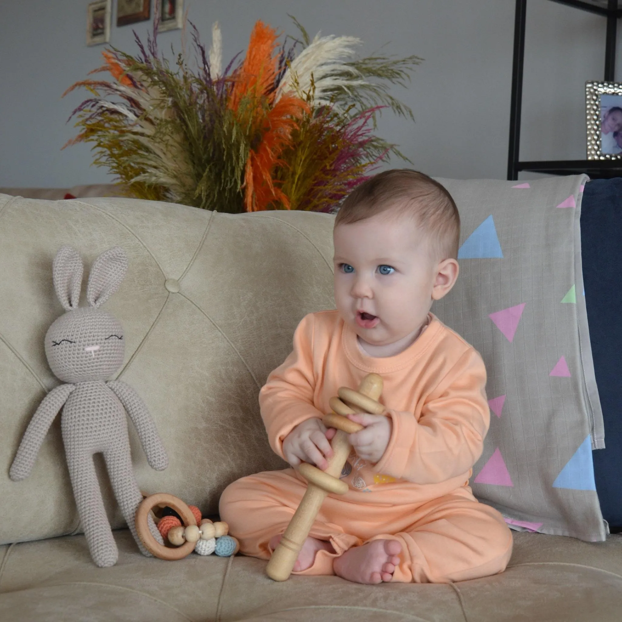 Seahorse Organic Baby Sleepsuit