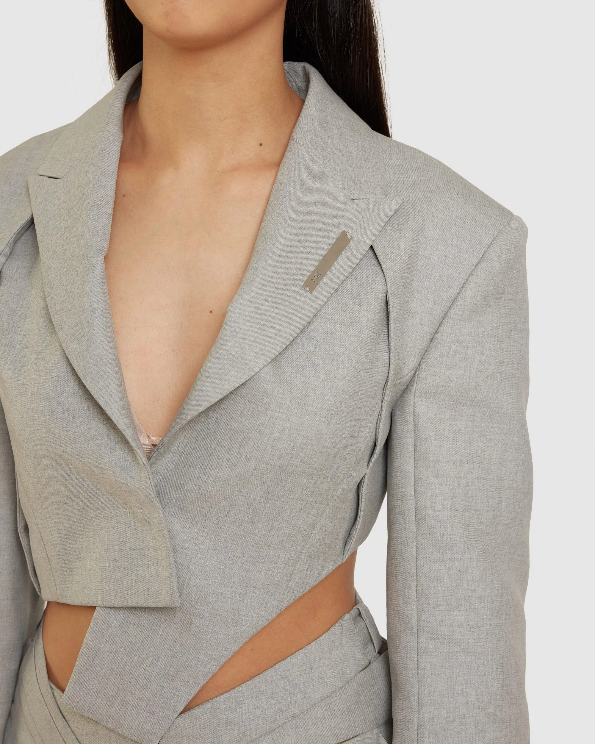 Tailored Cropped Blazer