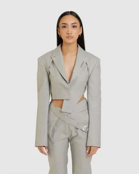 Tailored Cropped Blazer