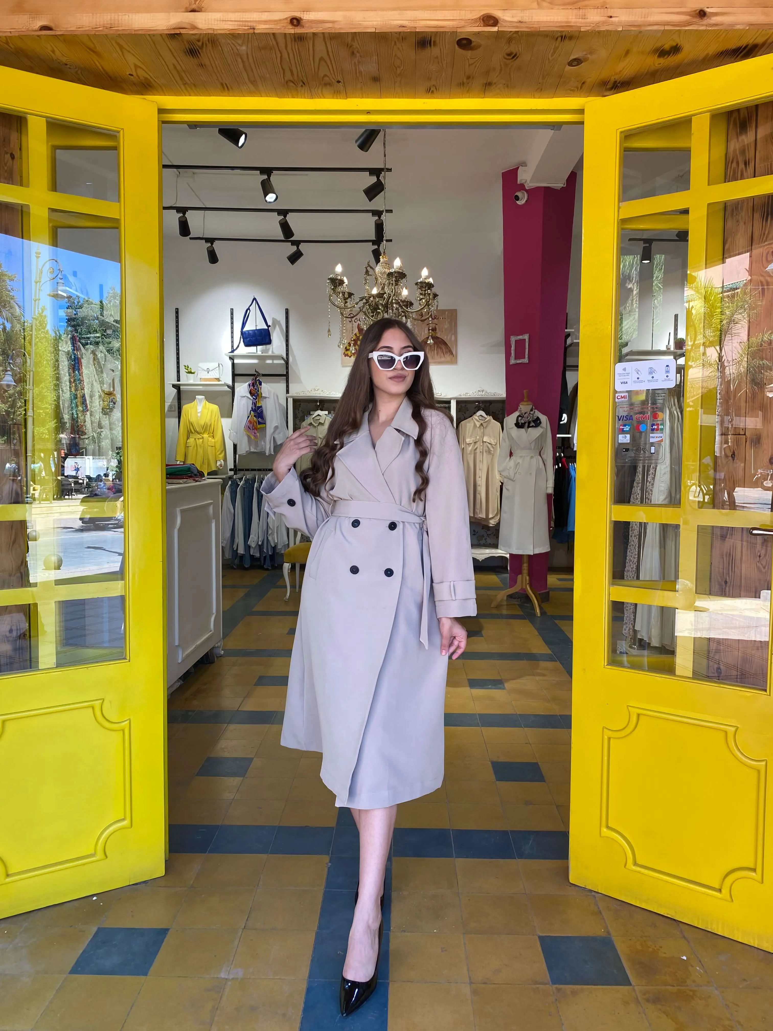 Trench-coat long