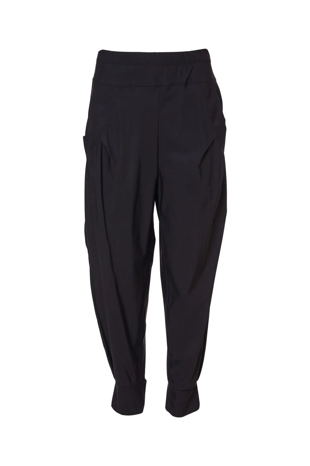 Tuck Pocket Cuff Trouser Black