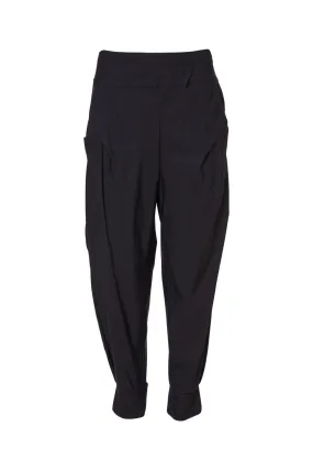 Tuck Pocket Cuff Trouser Black